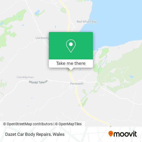 Dazet Car Body Repairs map