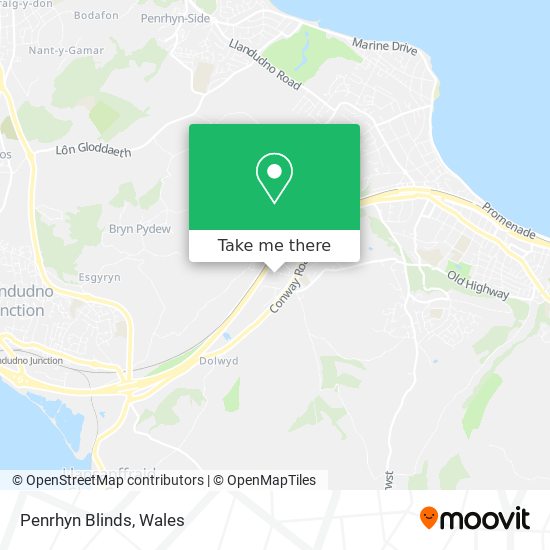 Penrhyn Blinds map