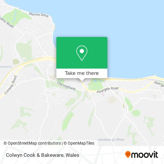 Colwyn Cook & Bakeware map