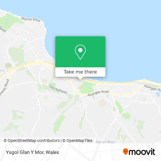 Ysgol Glan Y Mor map