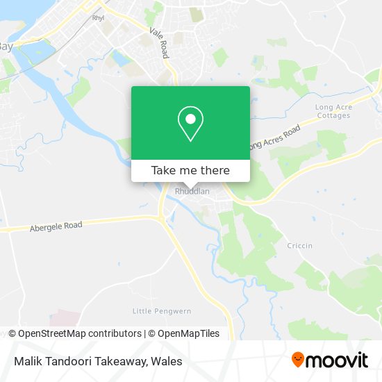Malik Tandoori Takeaway map