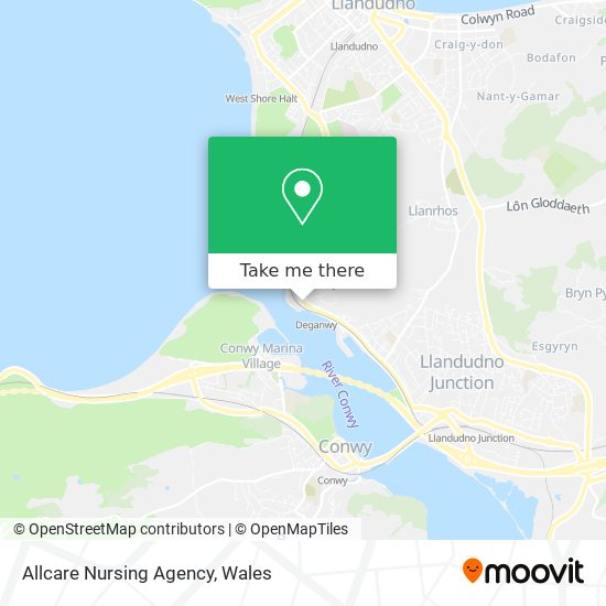 Allcare Nursing Agency map