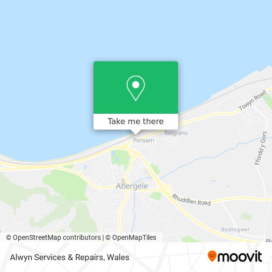 Alwyn Services & Repairs map