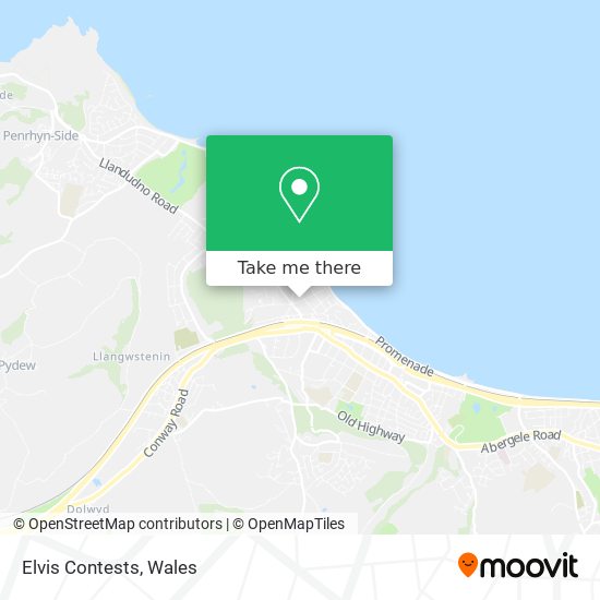 Elvis Contests map