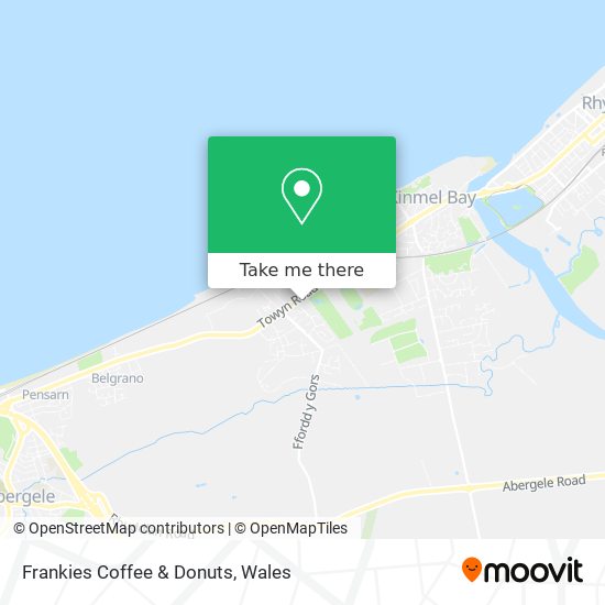 Frankies Coffee & Donuts map