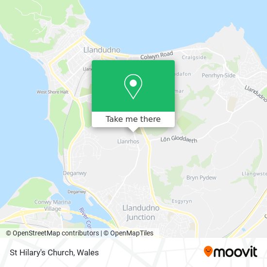 St Hilary's Church map