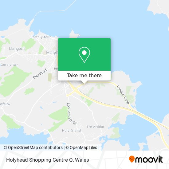 Holyhead Shopping Centre Q map