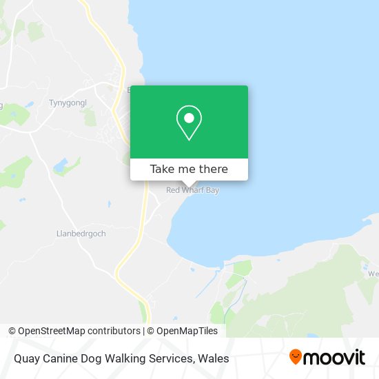 Quay Canine Dog Walking Services map