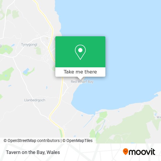 Tavern on the Bay map