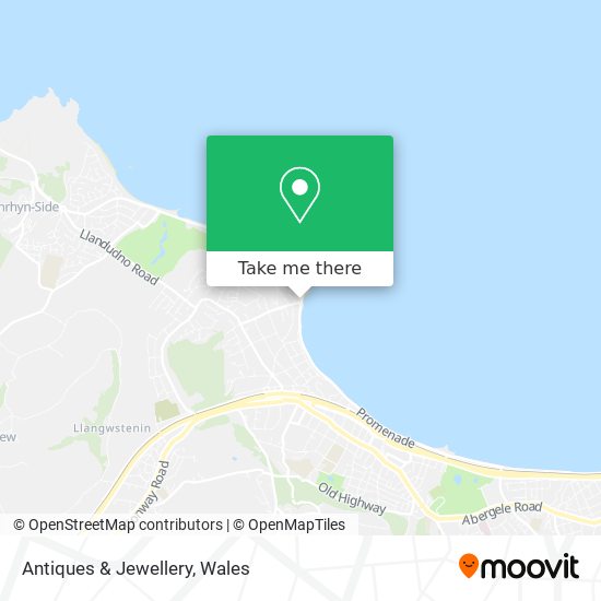 Antiques & Jewellery map