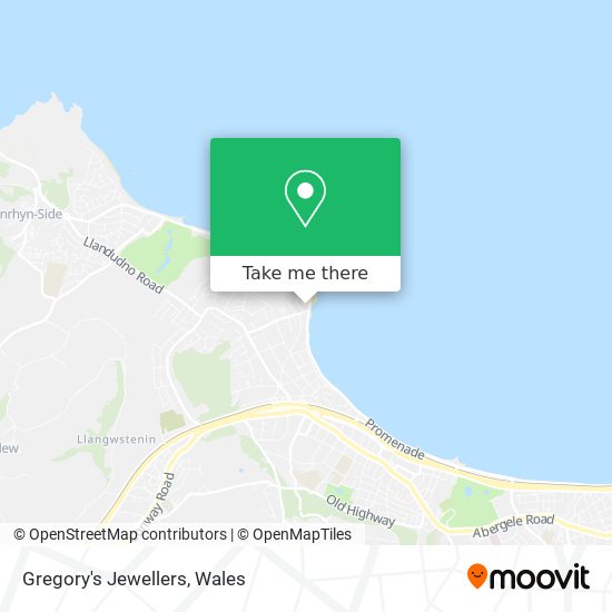 Gregory's Jewellers map
