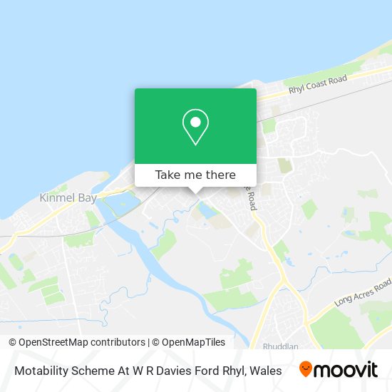 Motability Scheme At W R Davies Ford Rhyl map