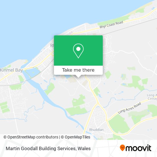 Martin Goodall Building Services map