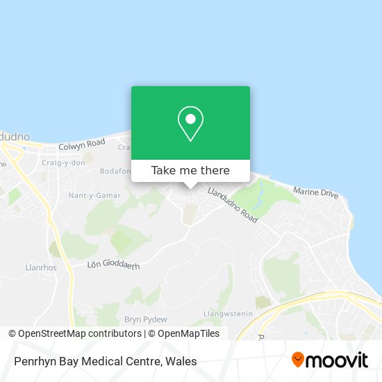 Penrhyn Bay Medical Centre map