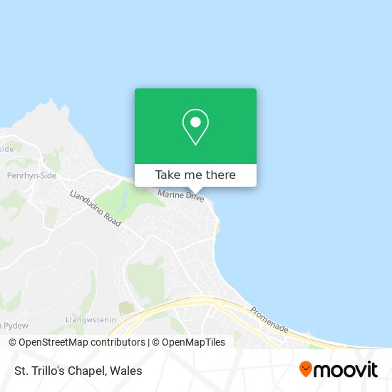 St. Trillo's Chapel map