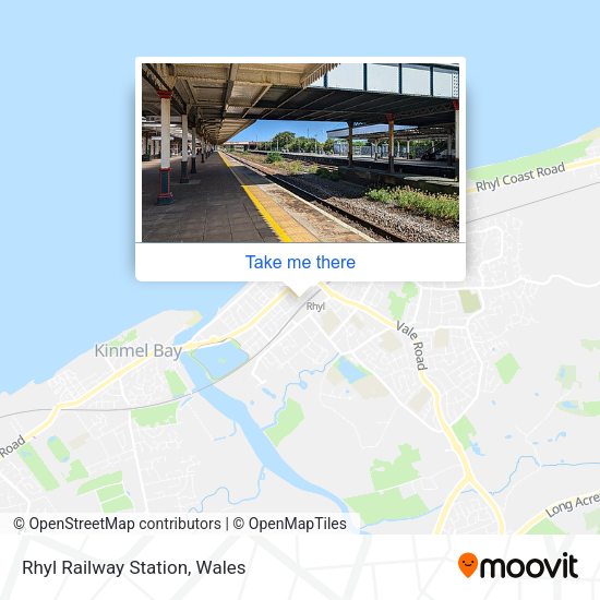 Rhyl Railway Station map