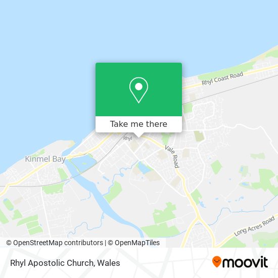 Rhyl Apostolic Church map