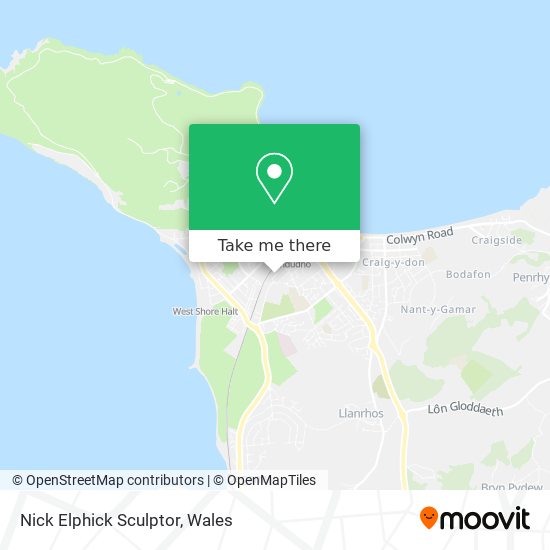 Nick Elphick Sculptor map