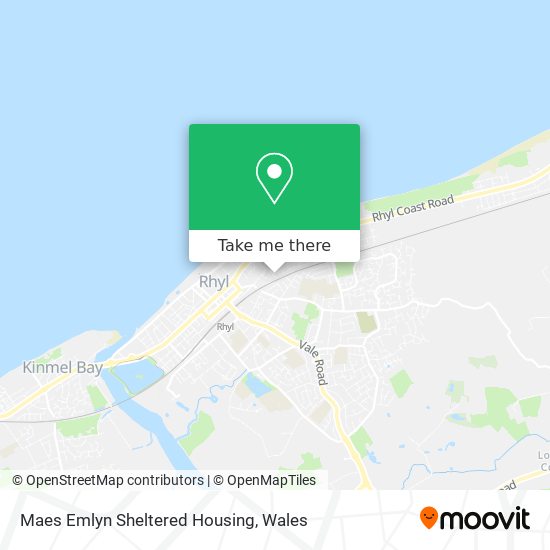 Maes Emlyn Sheltered Housing map