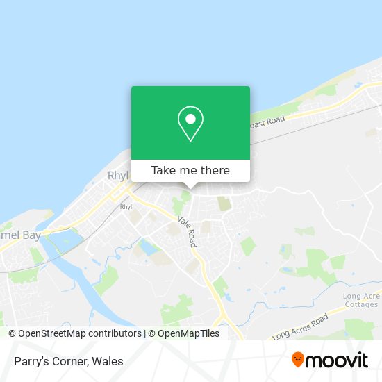 Parry's Corner map