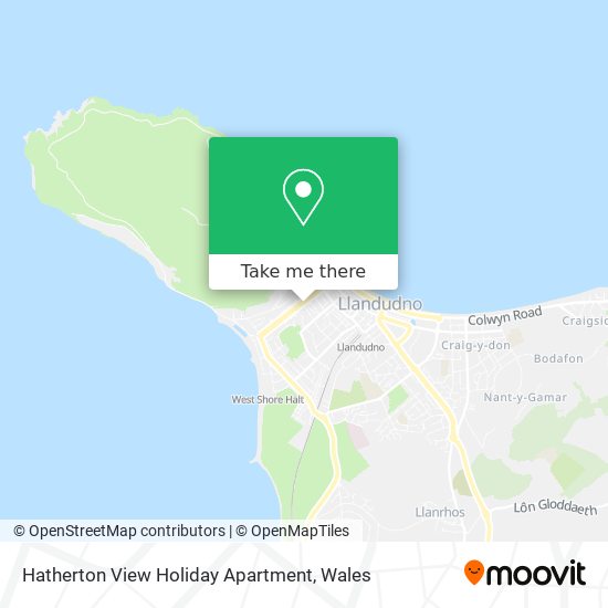 Hatherton View Holiday Apartment map
