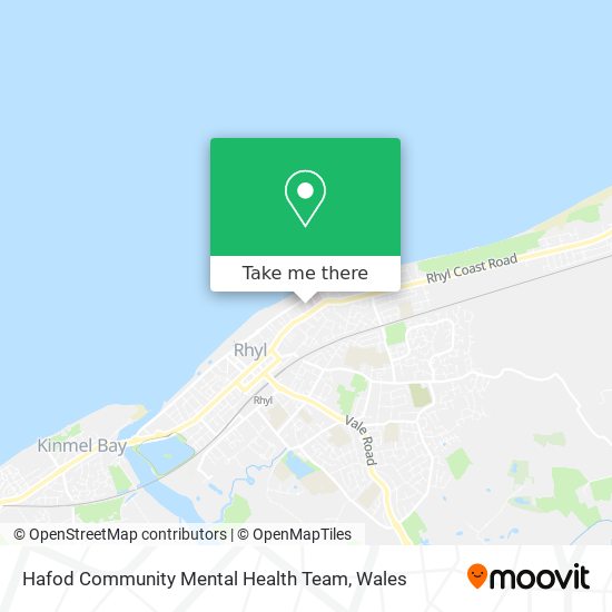 Hafod Community Mental Health Team map