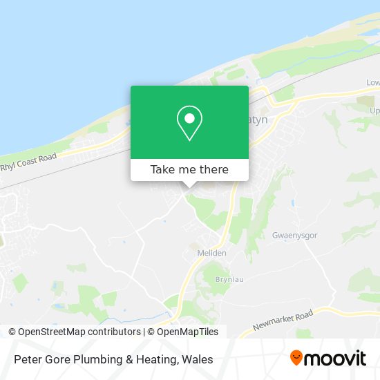 Peter Gore Plumbing & Heating map