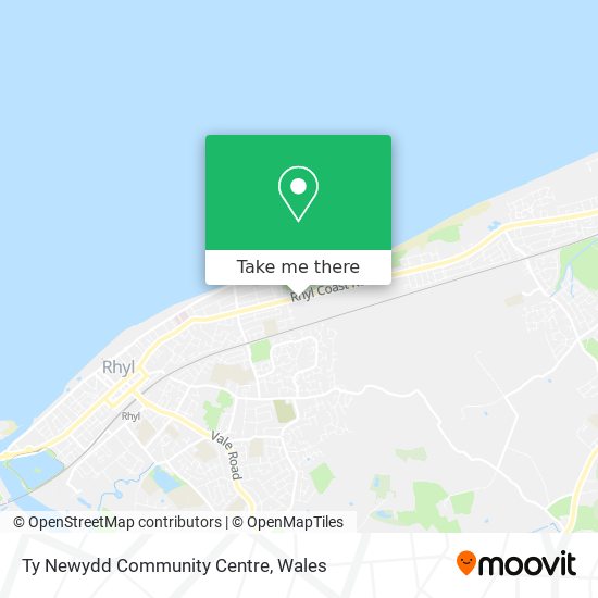Ty Newydd Community Centre map