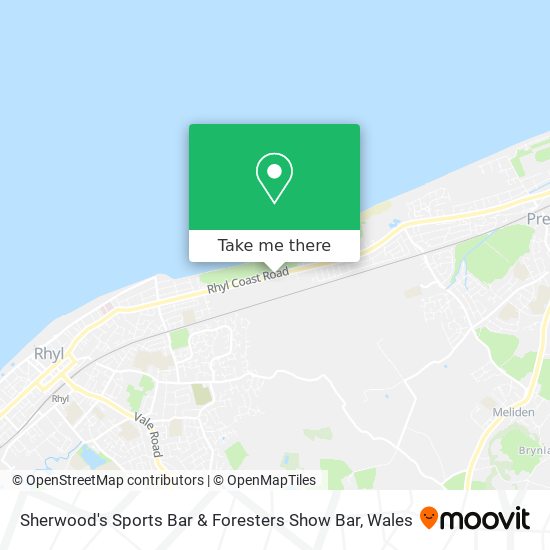 Sherwood's Sports Bar & Foresters Show Bar map