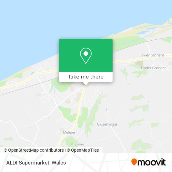 ALDI Supermarket map