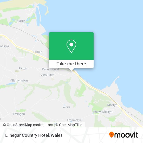 Llinegar Country Hotel map