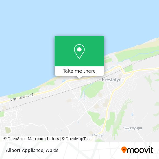 Allport Appliance map