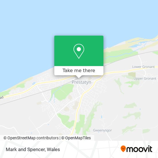 Mark and Spencer map