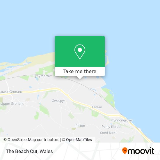 The Beach Cut map