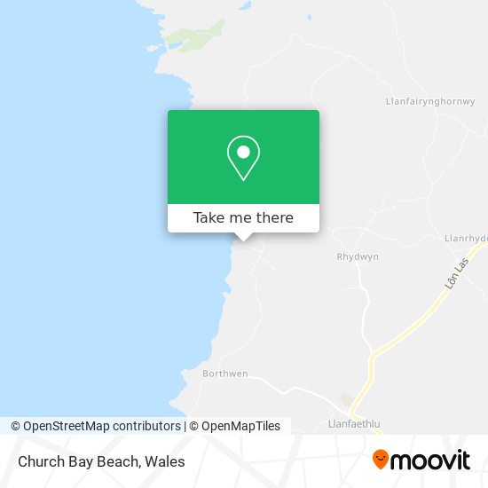 Church Bay Beach map
