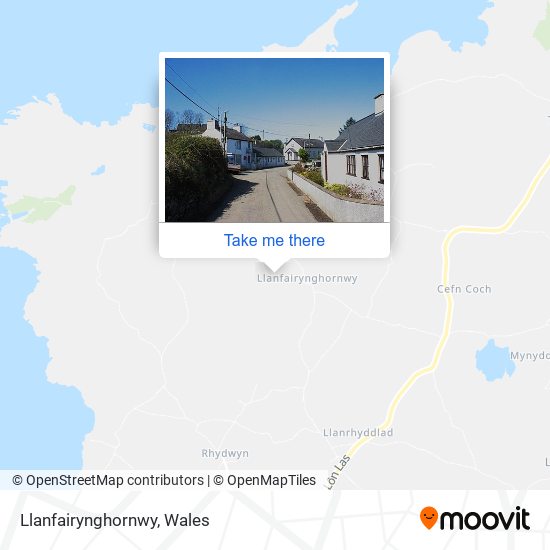 Llanfairynghornwy map
