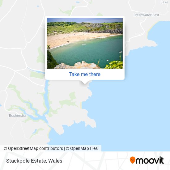 Stackpole Estate map