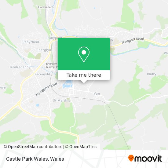 Castle Park Wales map