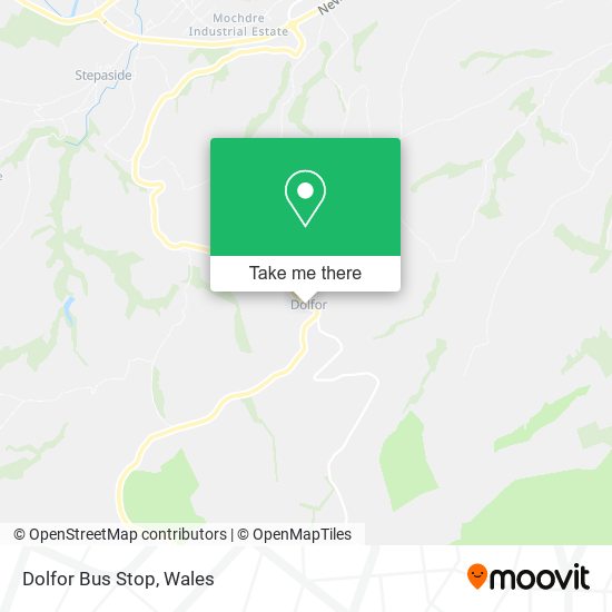 Dolfor Bus Stop map