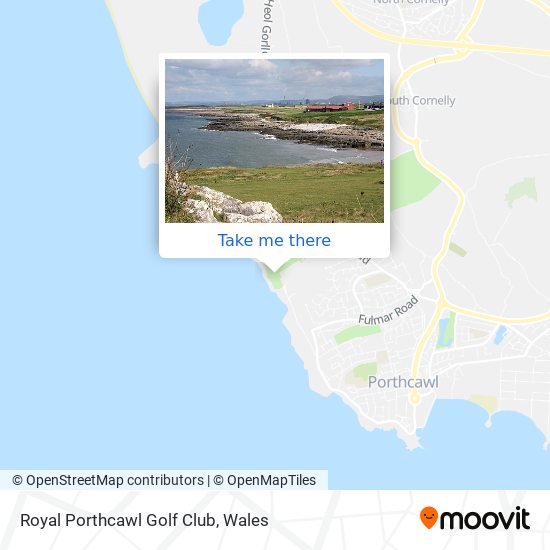 Royal Porthcawl Golf Club map