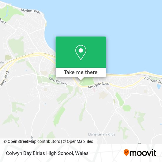 Colwyn Bay Eirias High School map