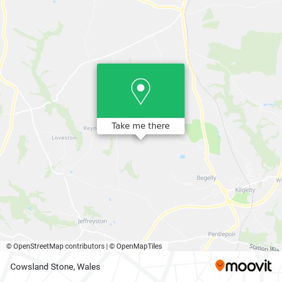 Cowsland Stone map