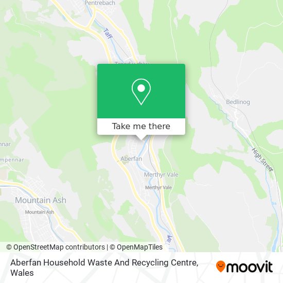 How to get to Aberfan Household Waste And Recycling Centre in Merthyr