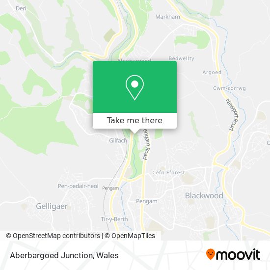 Aberbargoed Junction map