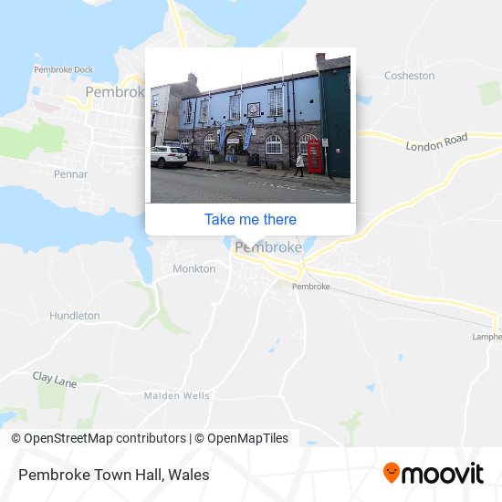 Pembroke Town Hall map