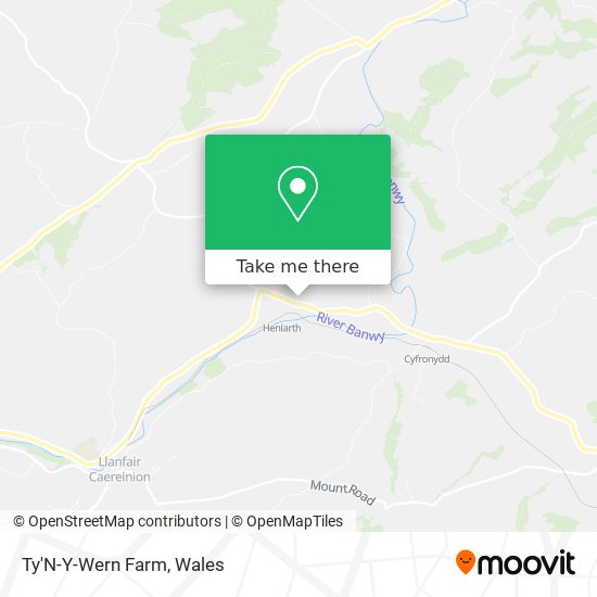 Ty'N-Y-Wern Farm map