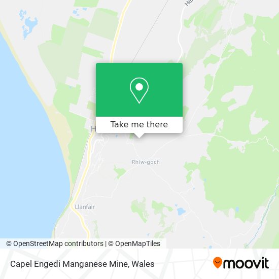 Capel Engedi Manganese Mine map