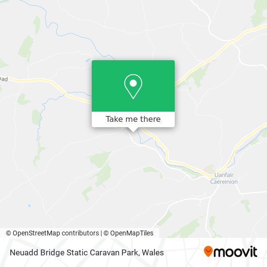 Neuadd Bridge Static Caravan Park map