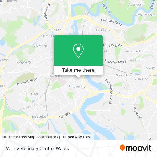 Vale Veterinary Centre map