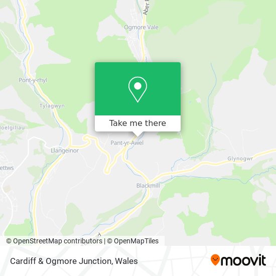Cardiff & Ogmore Junction map